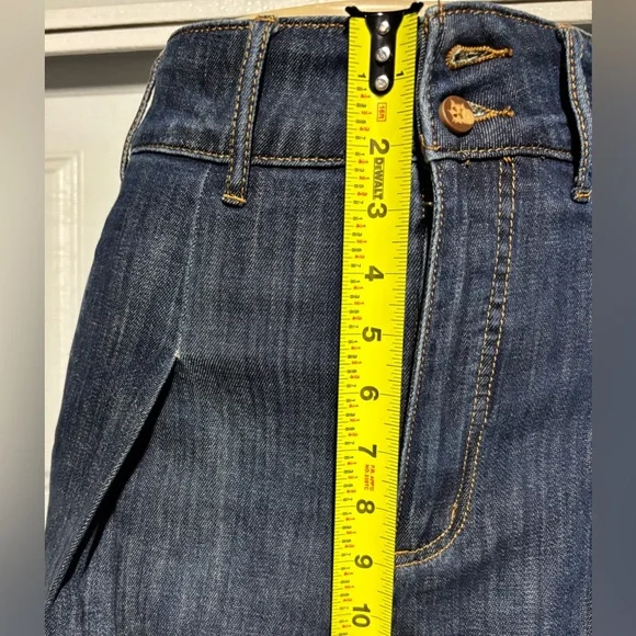 Pilcro antrhopologie Dark Blue Flare Jeans - Picture 7 of 10